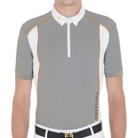 MALE EQUESTRO POLO SHORT SLEEVE PERFORATED TECHNO FABRIC