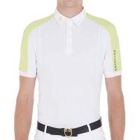 MALE EQUESTRO COMPETITION POLO SHIRT WITH BUTTONS SHORT SLEEVE