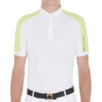 MALE EQUESTRO COMPETITION POLO SHIRT WITH BUTTONS SHORT SLEEVE