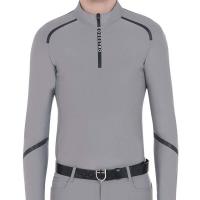 EQUESTRO TRAINING POLO MAN LONG SLEEVE WITH ZIP