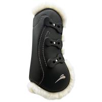 eQUICK TENDON BOOTS GLAM FRONT FLUFFY MODEL