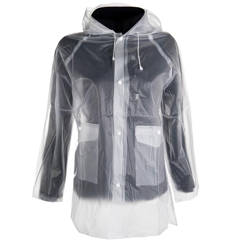 RAIN JACKET UNISEX TRANSPARENT FOR COMPETITION - MySelleria