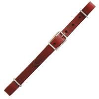 ADJUSTABLE LEATHER CURB STRAP