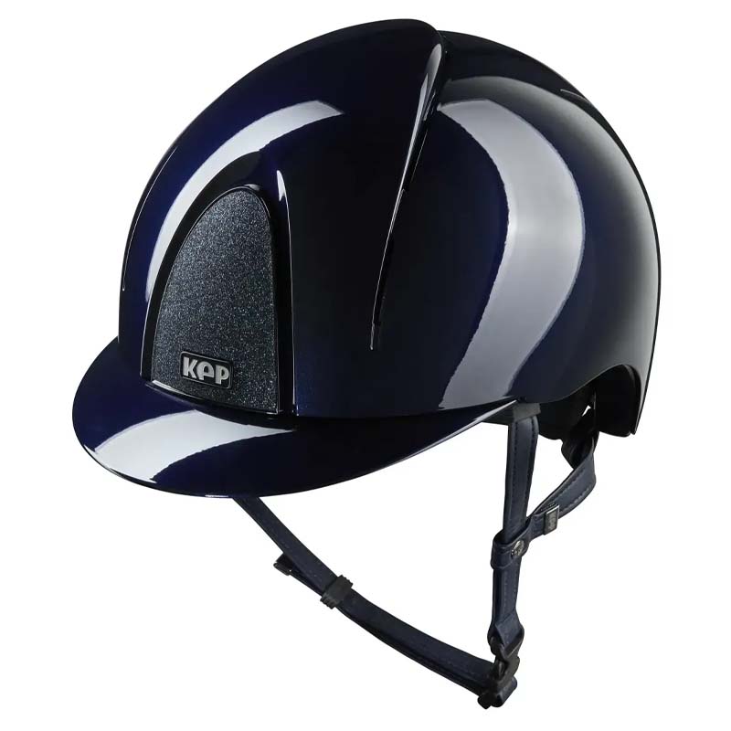 KEP Smart Nova Metal Polish STAR Helmet – standard visor, glossy with sparkling fabric - 3351