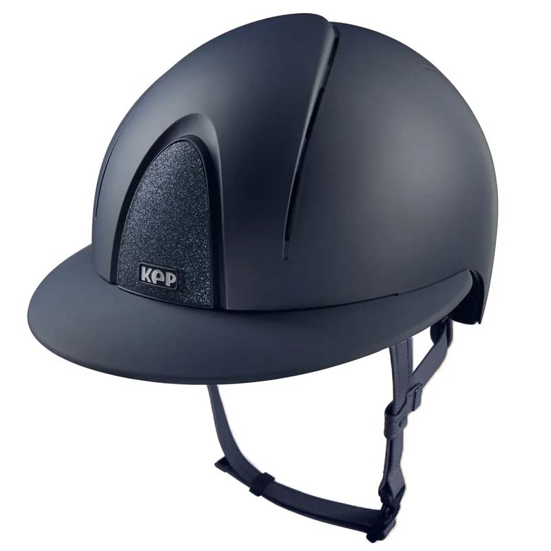 KEP Smart Nova Textile STAR Polo Helmet - wide visor, matte with sparkling fabric - 3237