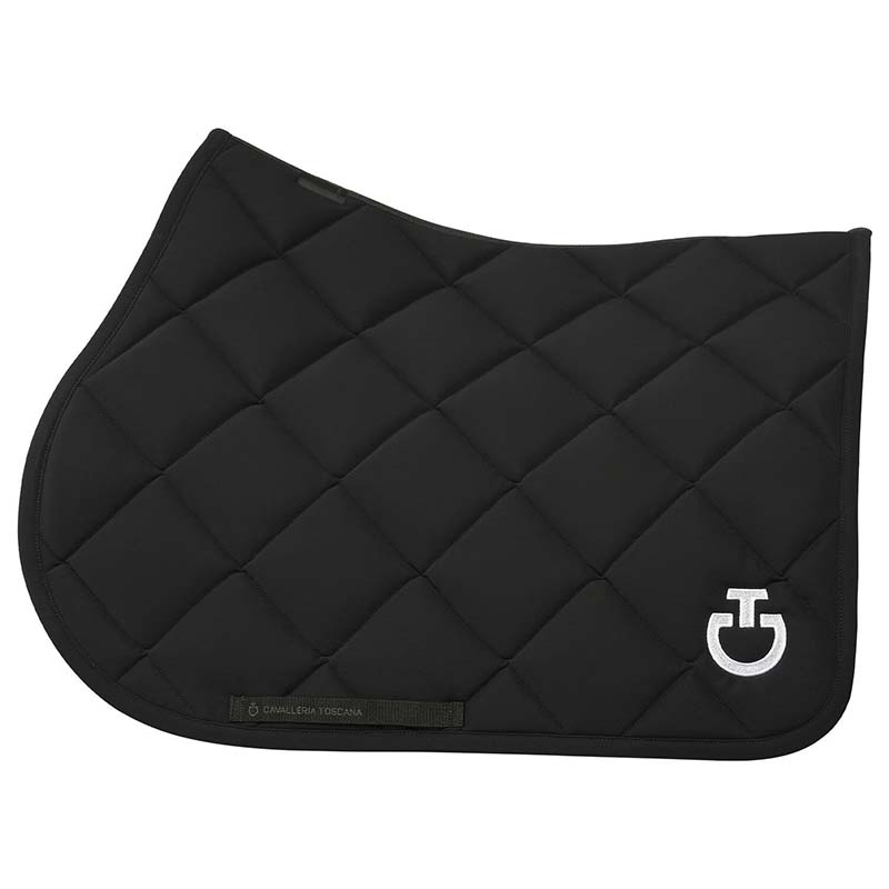 Cavalleria Toscana Diamond Quilted jersey jumping saddle pad - 9695