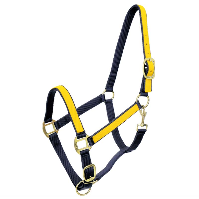 Synthetic Halter with Two-Tone inserts - 0313