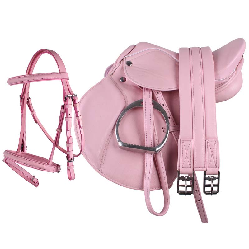 Saddle set pony 13'' for children - 8166