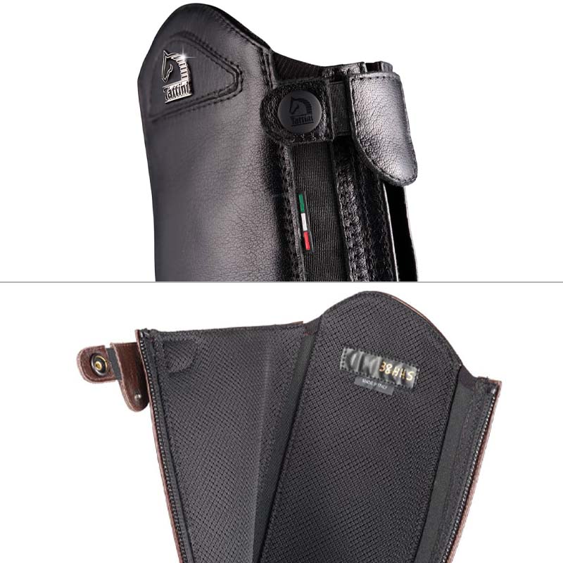 Tattini SEGUGIO Leather Riding Boots with ergonomic sole - 3683