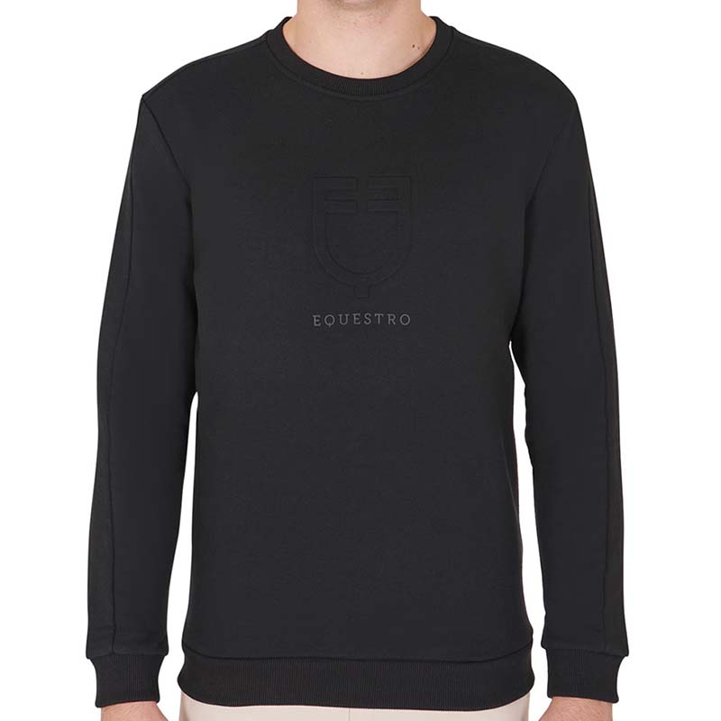 Cotton Equestro men crewneck sweatshirt - 9874