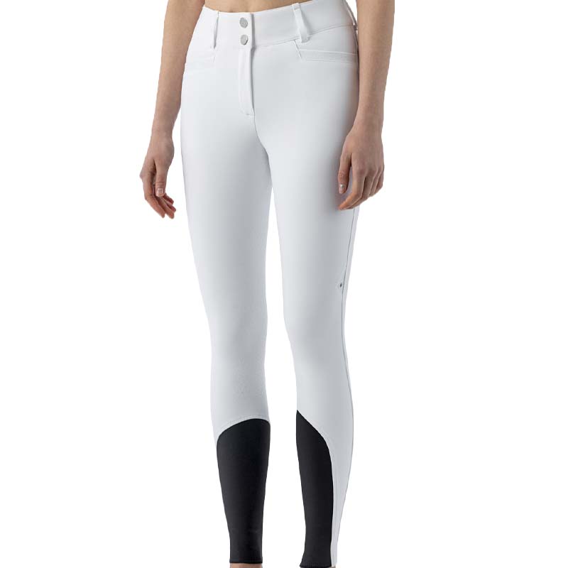 Equiline women's breeches crystalef gull grip w/high waist and glitter - 3819