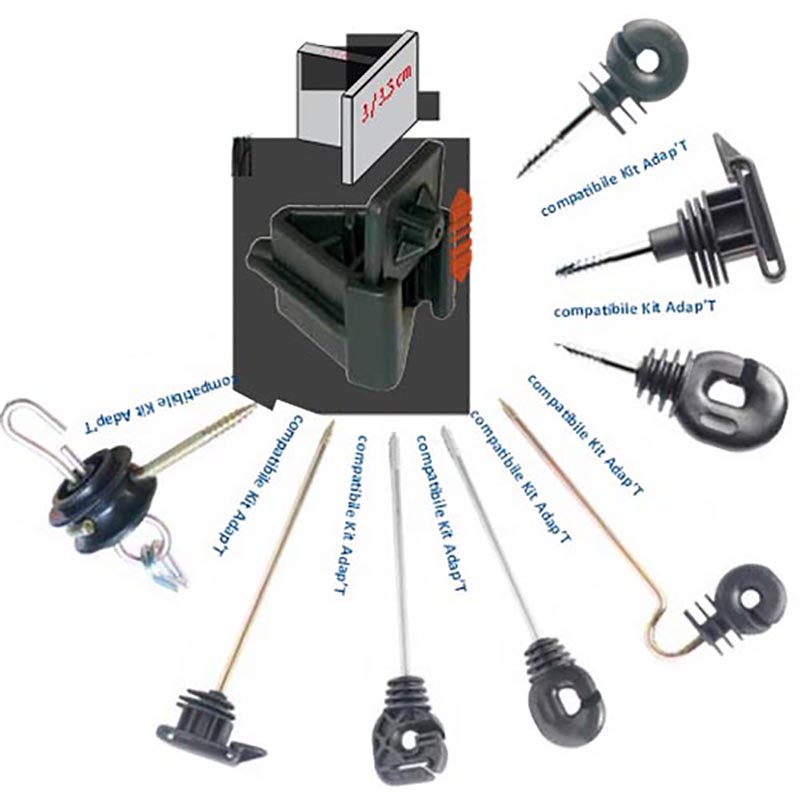 Insulator T posts adapter - 7476