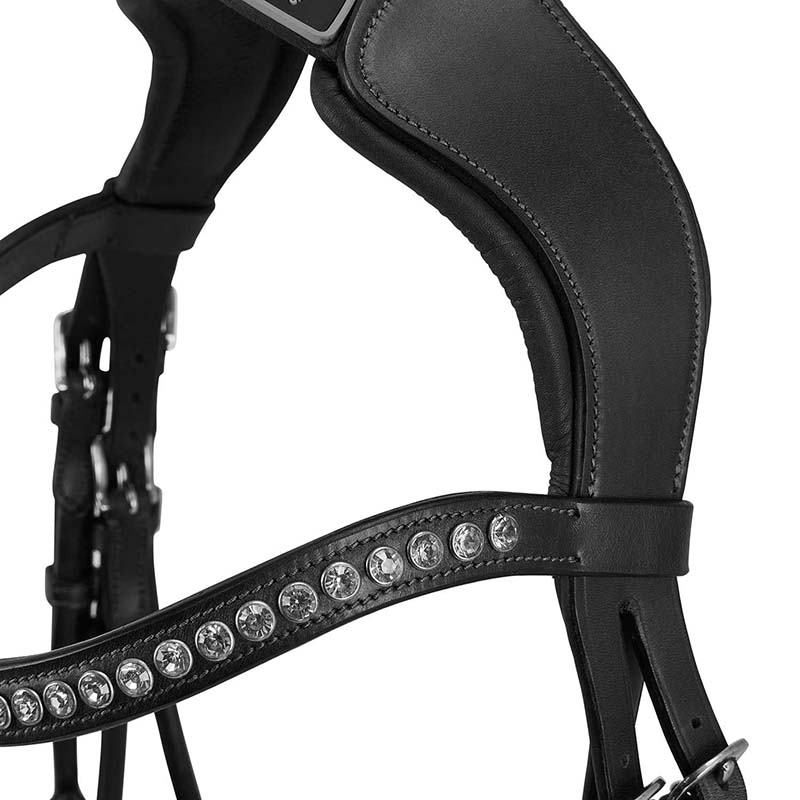 English Bridle Acavallo Poesia in genuine leather w/Crystals - 2338