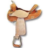 DENVER WESTERN SADDLE BARREL model COLORED SEAT