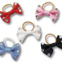 SET OF 20 BOWS FOR MANE AND TAIL WITH RHINESTONES