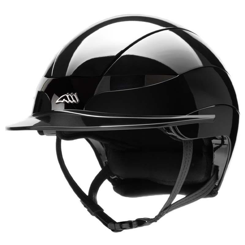 Riding Helmet with Flexible Narrow Visor Equiline XANTO LOGO - 3224