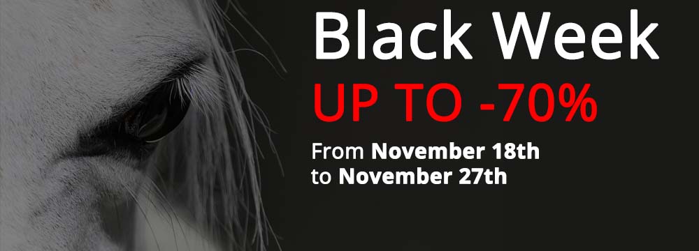 Black Week: up to -70% in large selection of items!