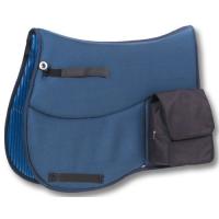 RECTANGULAR SYMPATEX SADDLE PAD for TREKKING WITH POCKETS, VARIOUS COLOURS