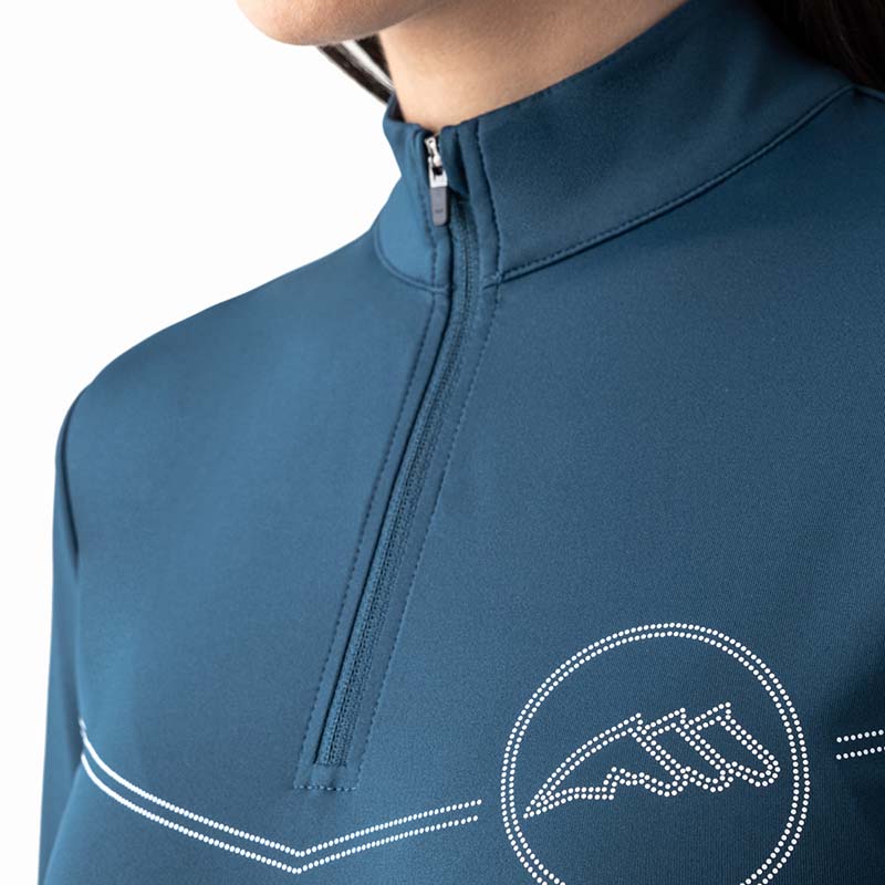 Equiline Women’s Second Skin mod. Equost w/long sleeve - 9208