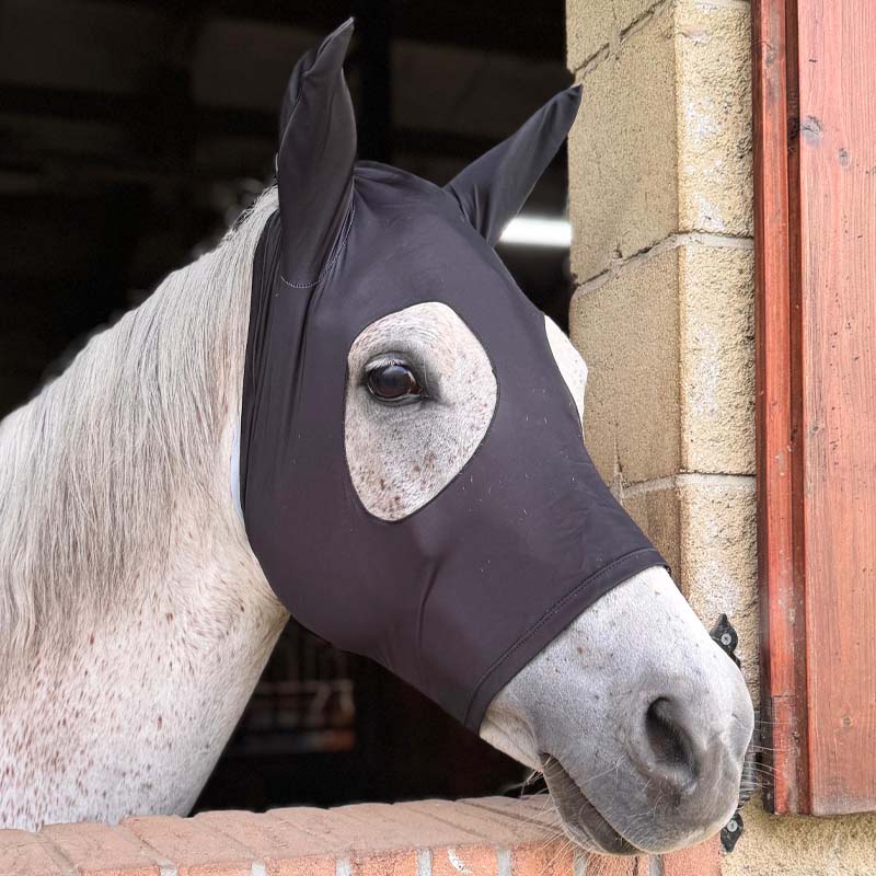 Arcafarm lycra horse fly mask with ear covers - 0579