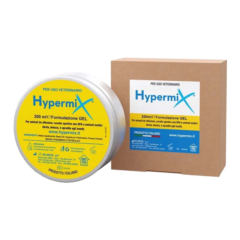 Hypermix Gel 200 ml for damaged Skin in Horses and Animals, soothes and hydrates