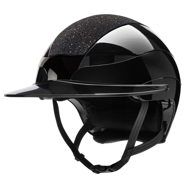 Equiline XANTO Riding Helmet with Swarovski Top - Wide visor - 3235