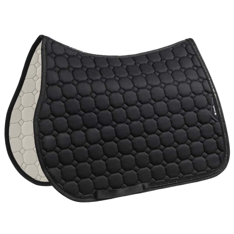 Equiline english saddle pad mod. octagon w/strass details