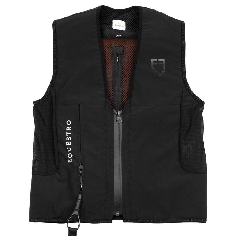 Unisex airbag vest equestro for riding with level-2 back protector