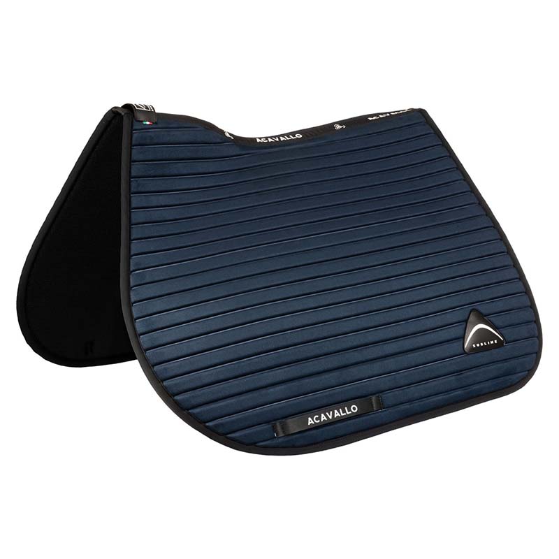 Jumping Saddle Pad Acavallo SUBLIME with Suede Effect - 3640
