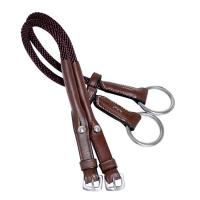 LEATHER AND NYLON ROPE CHEEKPIECES FOR ELEVATOR BIT
