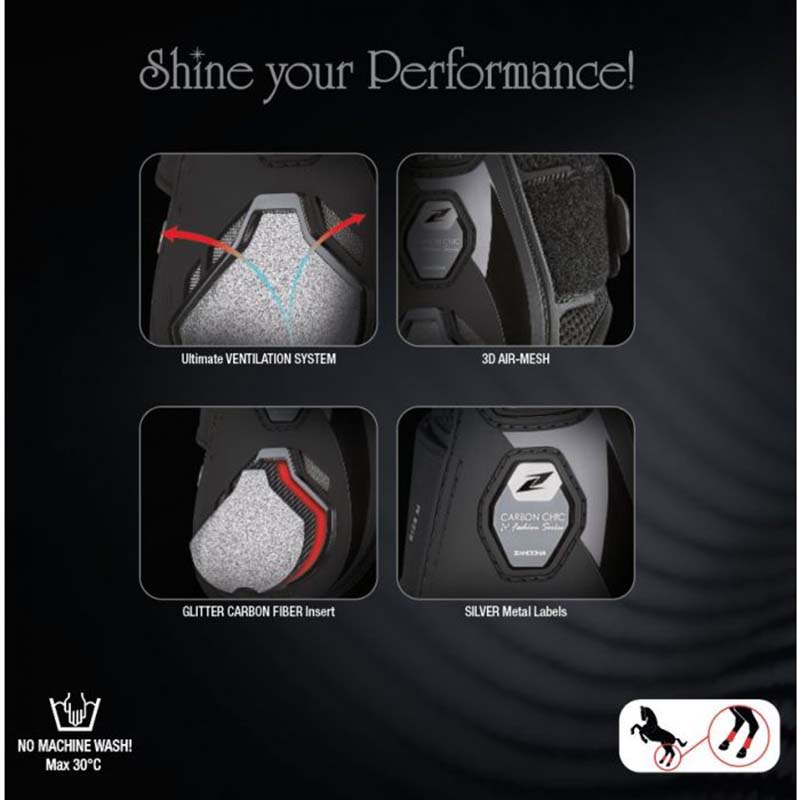 Zandonà Carbon Chic Young Competition fetlock boots - 1747