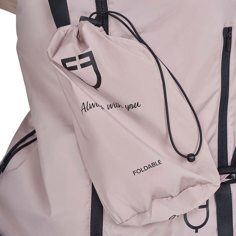 Packable Waterproof Vest Equestro Foldable for Women - 9478