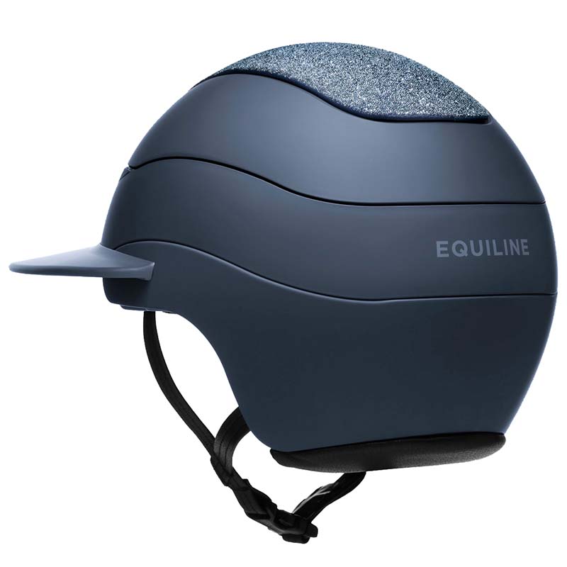Equiline XANTO Riding Helmet with Swarovski Top - Wide visor - 3235