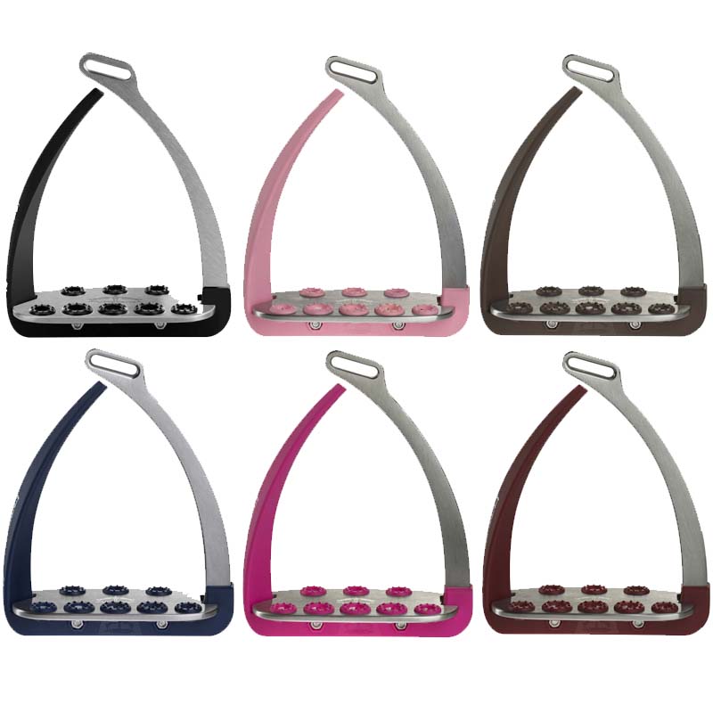 Veredus Steel1 safety stirrups with flexible arch - 3149