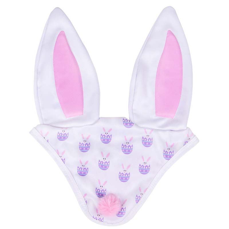 Horse ear net with bunny pattern - easter collection
