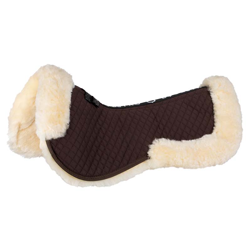 Equestro Cotton and Sheepskin Half Pad / Withers Relief Pad - 2949