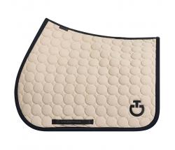 CAVALLERIA TOSCANA JUMPING SADDLE PAD GEOMETRIC QUILTED - 9624