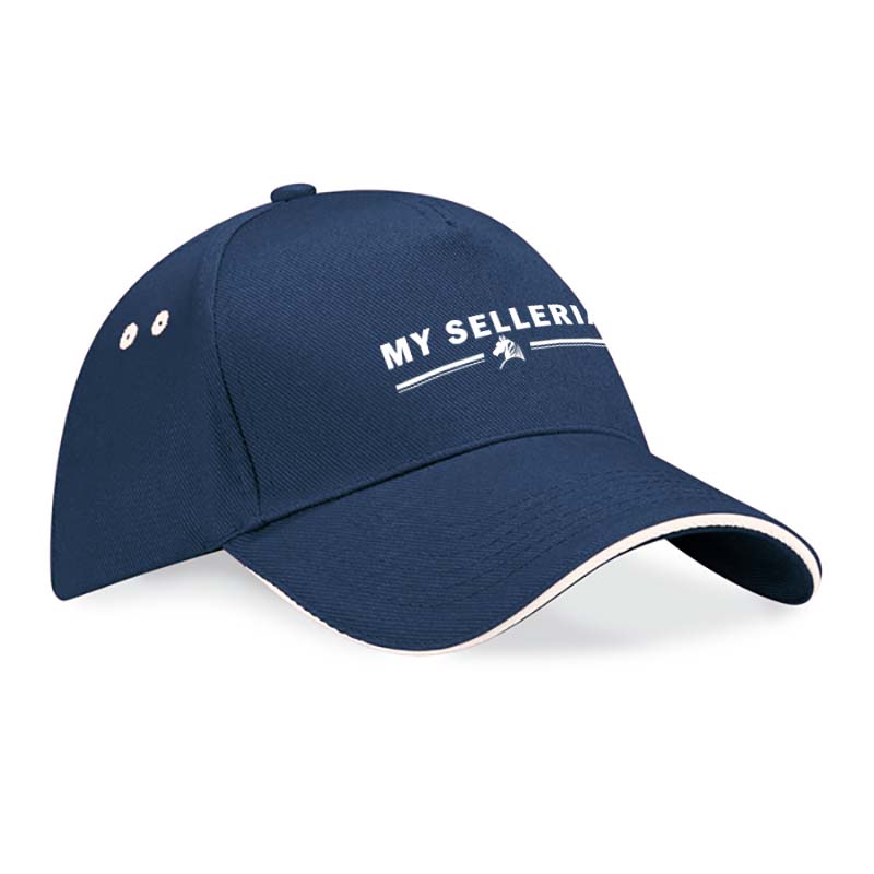 My Selleria Cotton Equestrian Cap with Contemporary print - 0011
