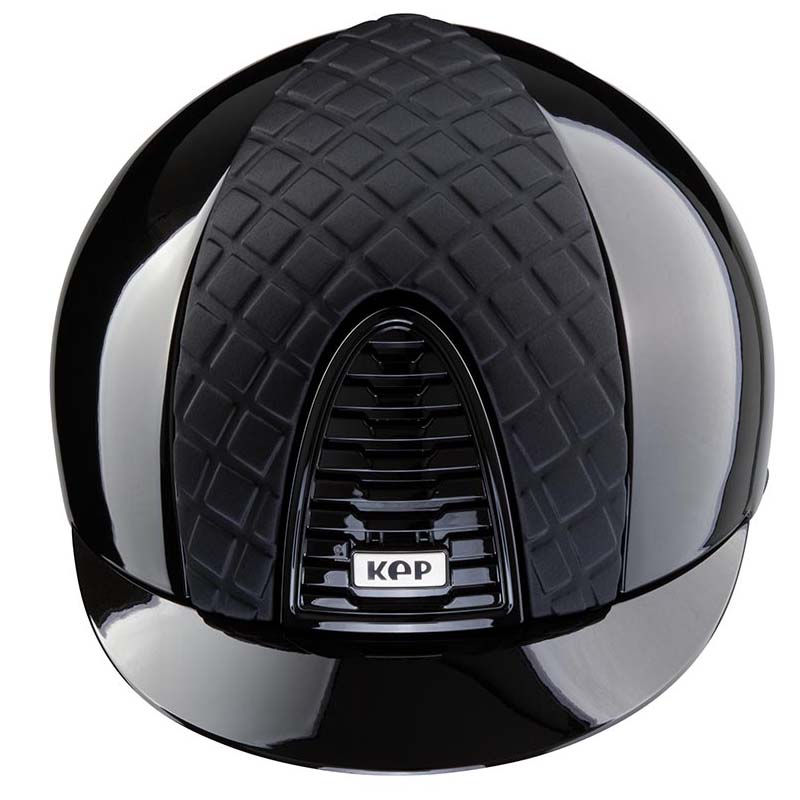 Kep italia cromo 2.0 polish riding helmet with satin - milano collection - 3431