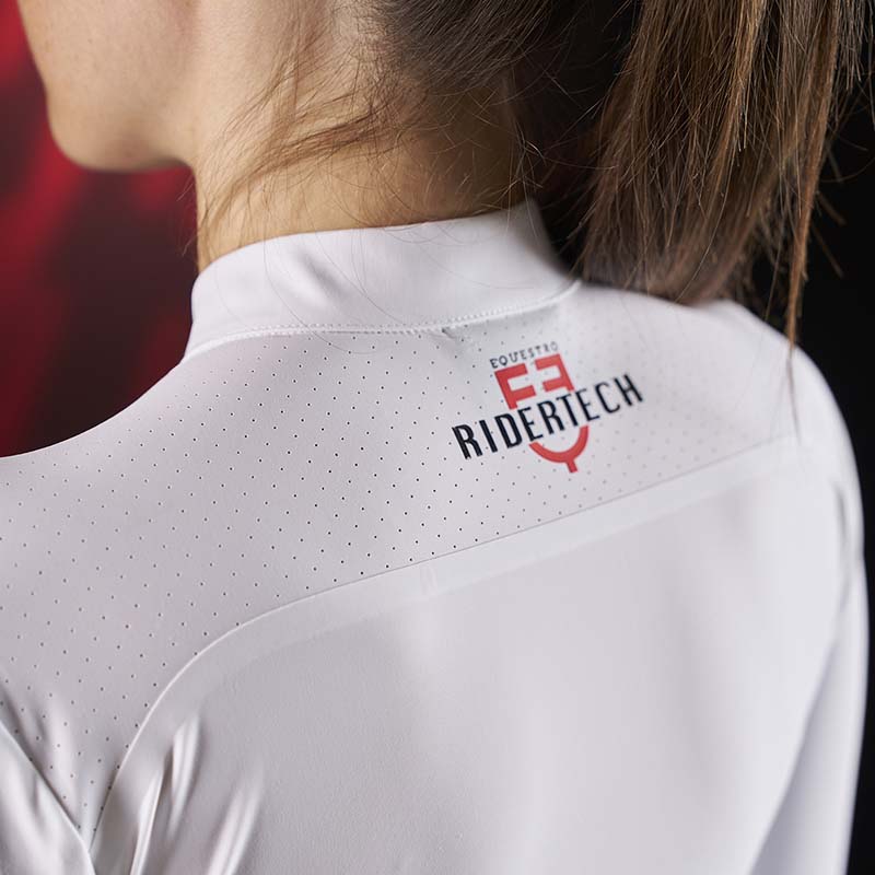 Equestro ridertechnology women long-sleeve competition polo - 9932