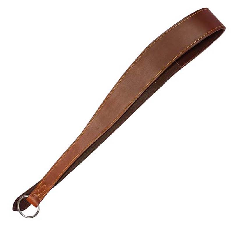 Leather surcingle for australian saddle