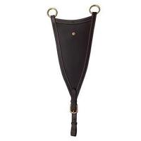 BIB PIECE WITH BUCKLE IN LEATHER PARIANI