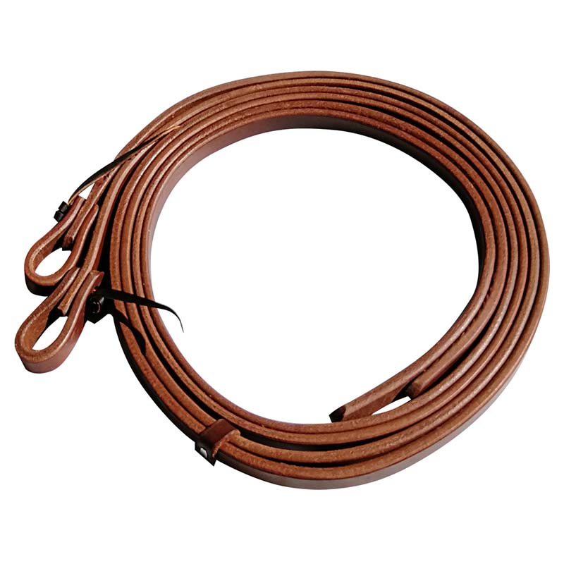 Balanced western reins in harness leather 1.9 cm 3/'' professional's choice